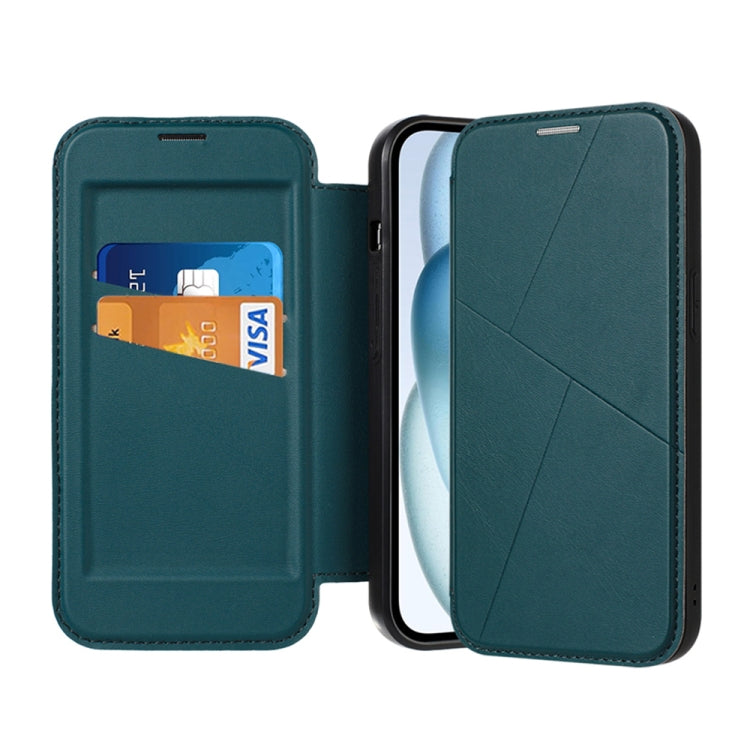 Magnetic Armor Series RFID Card Slots Leather Phone Case