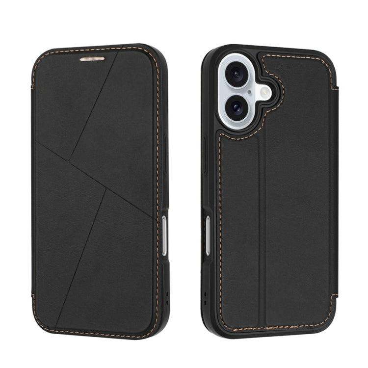 Magnetic Armor Series RFID Card Slots Leather Phone Case, For iPhone 16 Pro Max, For iPhone 16 Pro, For iPhone 16 Plus, For iPhone 16