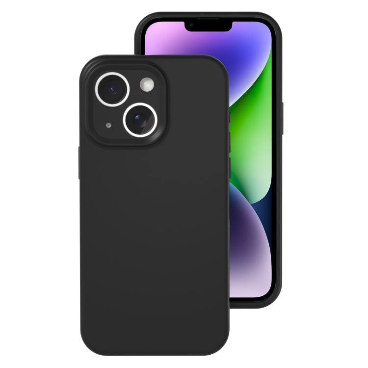 Precise Hole Liquid Silicone Jelly Color Full Coverage Phone Case, For iPhone 14 Plus