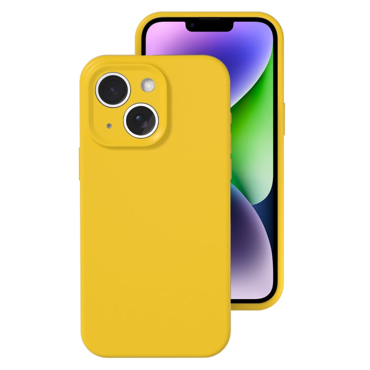 Precise Hole Liquid Silicone Jelly Color Full Coverage Phone Case, For iPhone 14 Plus