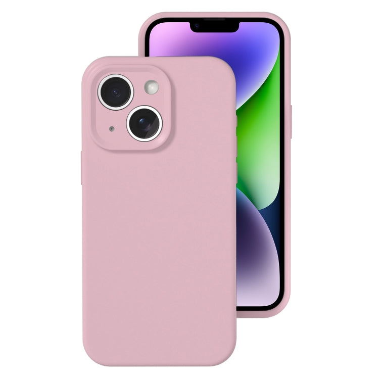 Precise Hole Liquid Silicone Jelly Color Full Coverage Phone Case, For iPhone 14 Plus