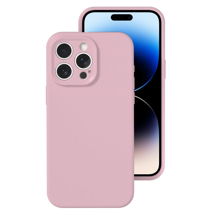 Precise Hole Liquid Silicone Jelly Color Full Coverage Phone Case, For iPhone 14 Pro