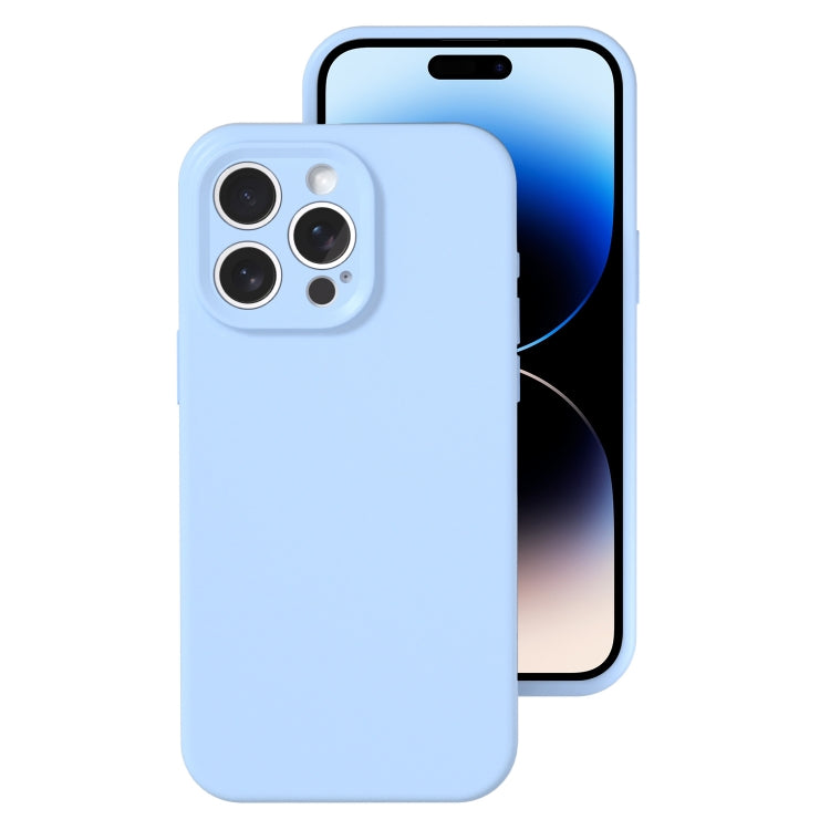 Precise Hole Liquid Silicone Jelly Color Full Coverage Phone Case, For iPhone 14 Pro