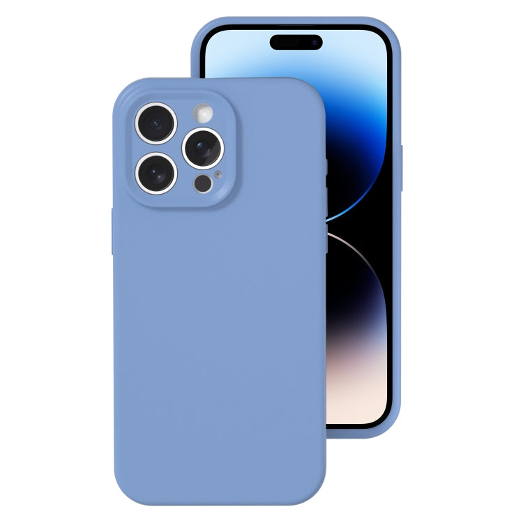 Precise Hole Liquid Silicone Jelly Color Full Coverage Phone Case, For iPhone 14 Pro