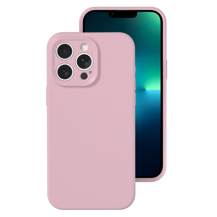 Precise Hole Liquid Silicone Jelly Color Full Coverage Phone Case, For iPhone 13 Pro Max