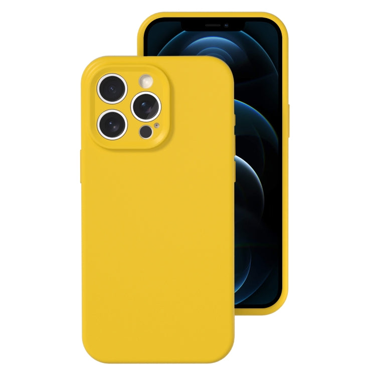 Precise Hole Liquid Silicone Jelly Color Full Coverage Phone Case, For iPhone 12 Pro Max