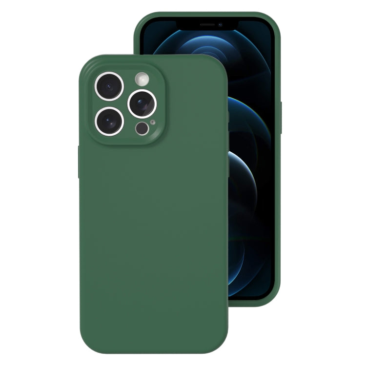 Precise Hole Liquid Silicone Jelly Color Full Coverage Phone Case, For iPhone 12 Pro Max