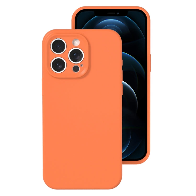 Precise Hole Liquid Silicone Jelly Color Full Coverage Phone Case, For iPhone 12 Pro Max