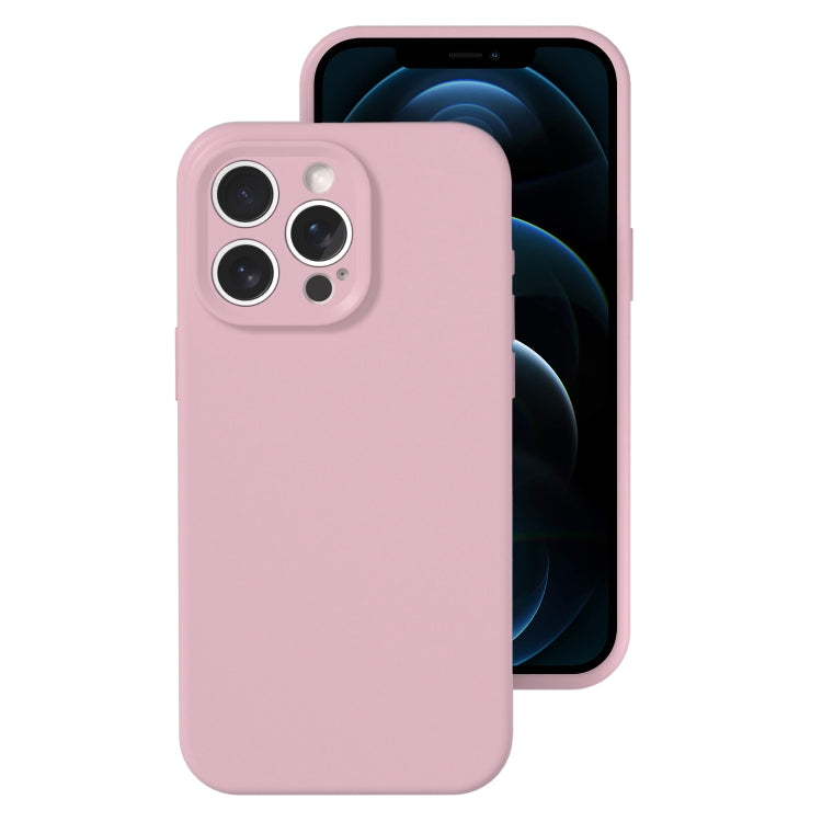 Precise Hole Liquid Silicone Jelly Color Full Coverage Phone Case, For iPhone 12 Pro Max