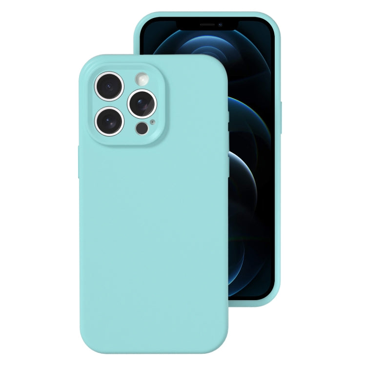 Precise Hole Liquid Silicone Jelly Color Full Coverage Phone Case, For iPhone 12 Pro Max