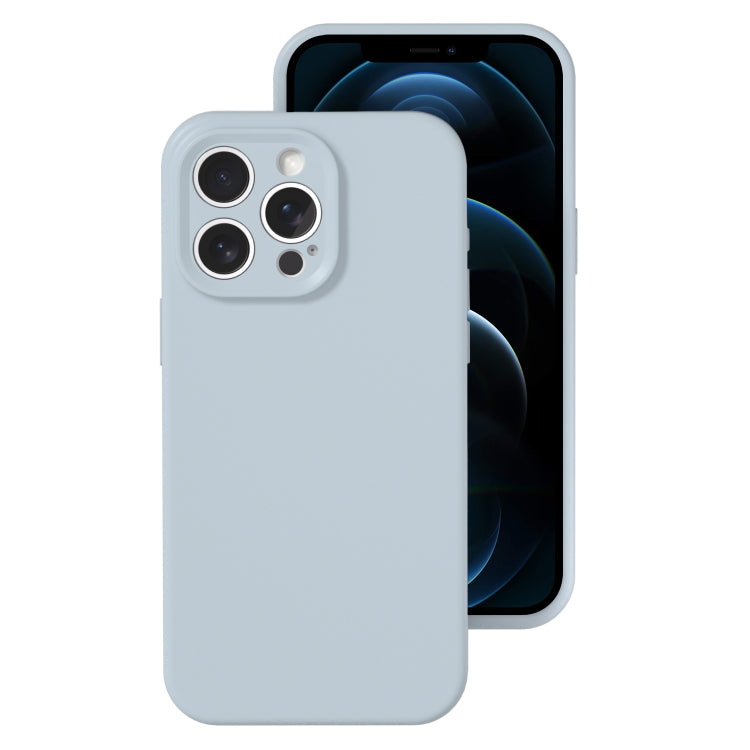 Precise Hole Liquid Silicone Jelly Color Full Coverage Phone Case, For iPhone 12 Pro Max