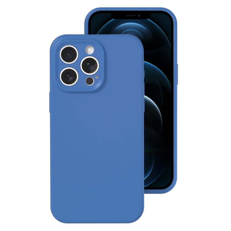 Precise Hole Liquid Silicone Jelly Color Full Coverage Phone Case, For iPhone 12 Pro Max