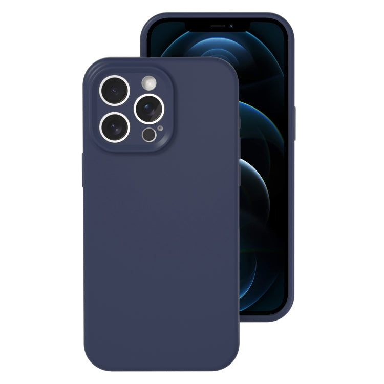 Precise Hole Liquid Silicone Jelly Color Full Coverage Phone Case, For iPhone 12 Pro Max