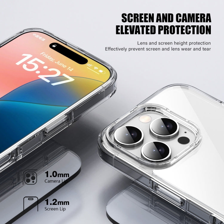 PC Hybrid TPU Full Coverage Shockproof Phone Case, For iPhone 15 Plus, For iPhone 15