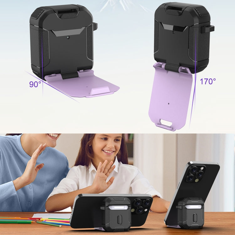 Phone Holder Design Earbuds Box Protective Case, For AirPods Pro 2, For AirPods 3