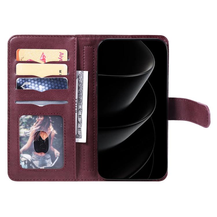 Multi-Function Wallet 10 Card Slots Leather Phone Case, For iPhone 17 Pro Max, For iPhone 17 Pro, For iPhone 17, For iPhone 17 Air