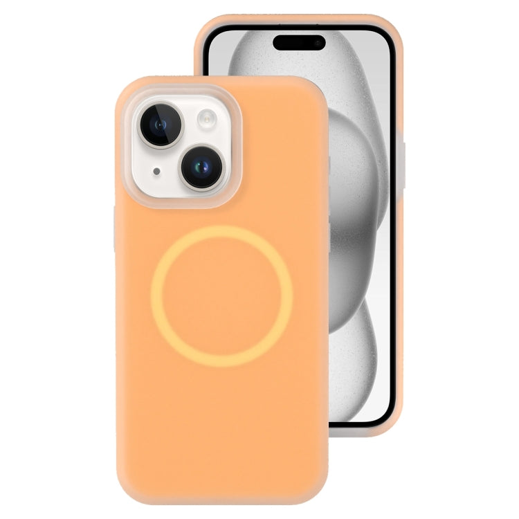 Jelly Liquid Silicone MagSafe Magnetic Phone Case, For iPhone 15, For iPhone 14 Plus