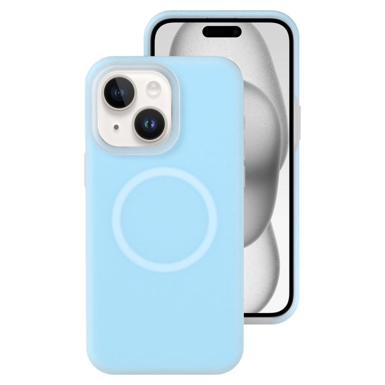 Jelly Liquid Silicone MagSafe Magnetic Phone Case, For iPhone 15, For iPhone 14 Plus