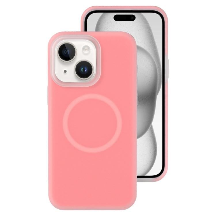 Jelly Liquid Silicone MagSafe Magnetic Phone Case, For iPhone 15, For iPhone 14 Plus