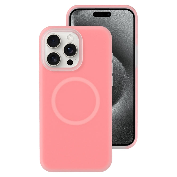 Jelly Liquid Silicone MagSafe Magnetic Phone Case, For iPhone 16, For iPhone 15 Pro Max