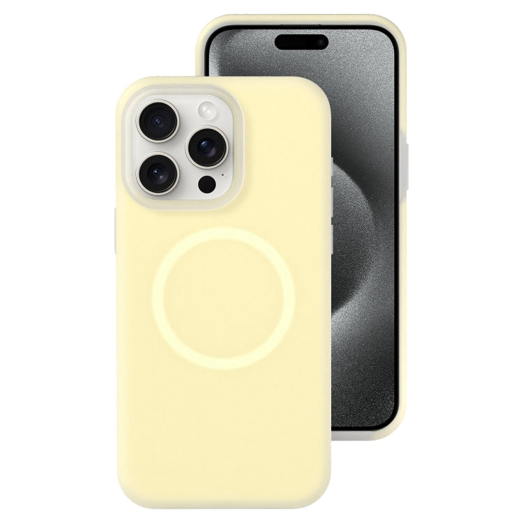Jelly Liquid Silicone MagSafe Magnetic Phone Case, For iPhone 16, For iPhone 15 Pro Max