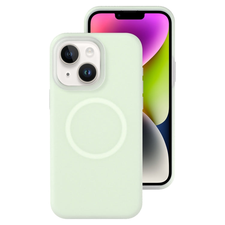 Jelly Liquid Silicone MagSafe Magnetic Phone Case, For iPhone 14, For iPhone 14 Pro