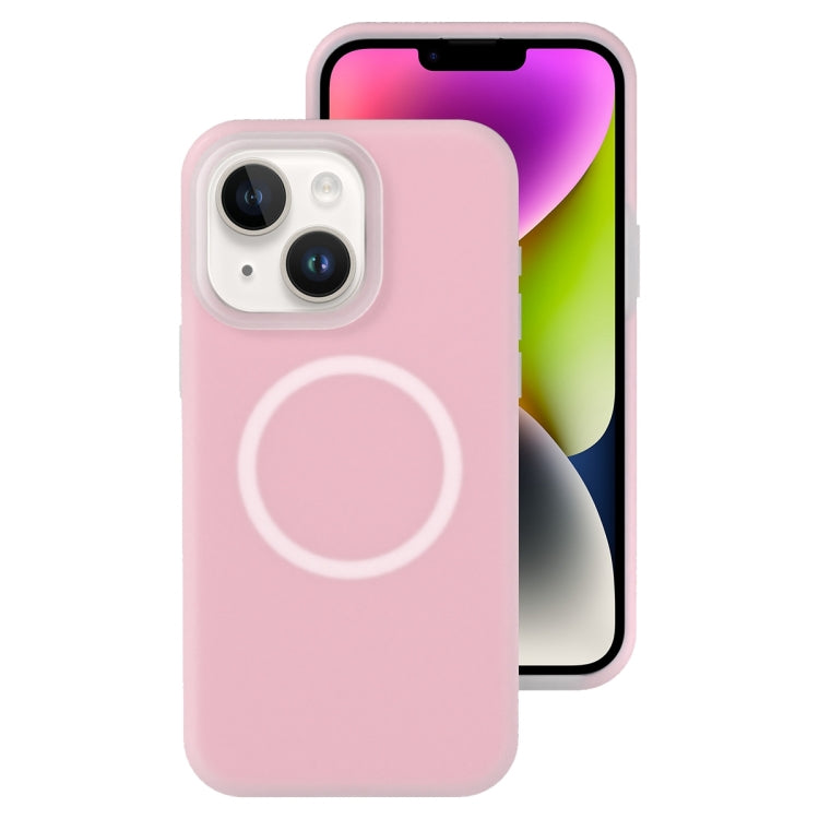 Jelly Liquid Silicone MagSafe Magnetic Phone Case, For iPhone 14, For iPhone 14 Pro