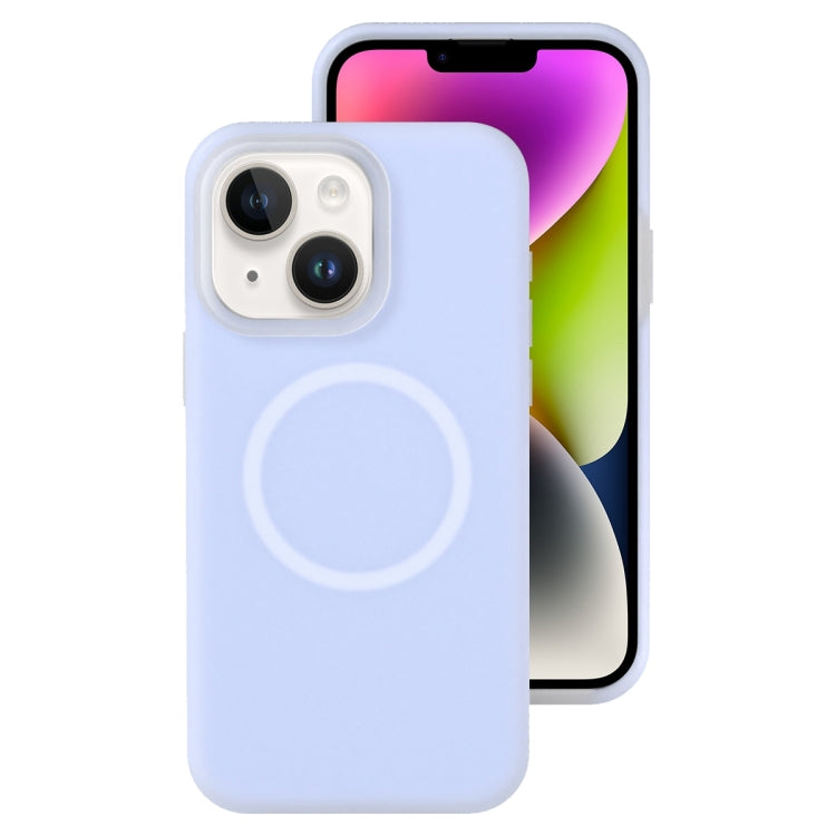 Jelly Liquid Silicone MagSafe Magnetic Phone Case, For iPhone 14, For iPhone 14 Pro