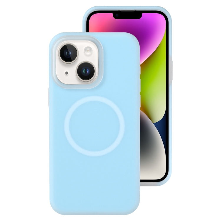 Jelly Liquid Silicone MagSafe Magnetic Phone Case, For iPhone 15, For iPhone 14 Plus