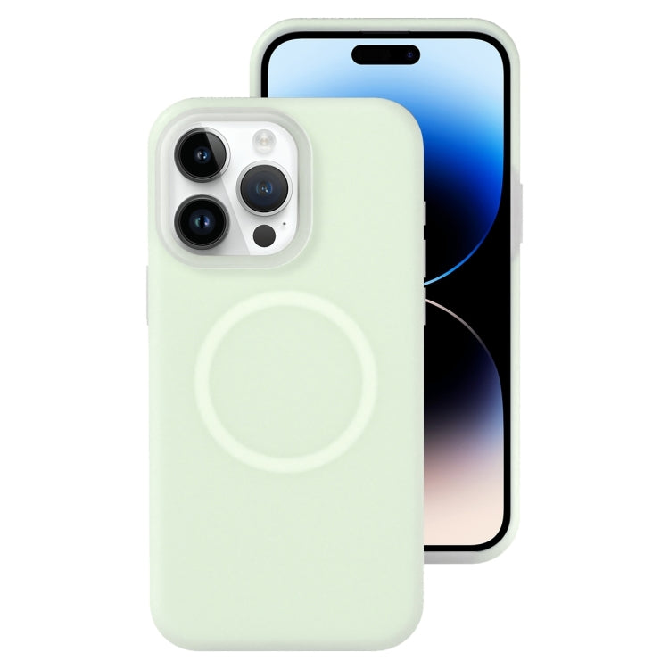 Jelly Liquid Silicone MagSafe Magnetic Phone Case, For iPhone 14, For iPhone 14 Pro