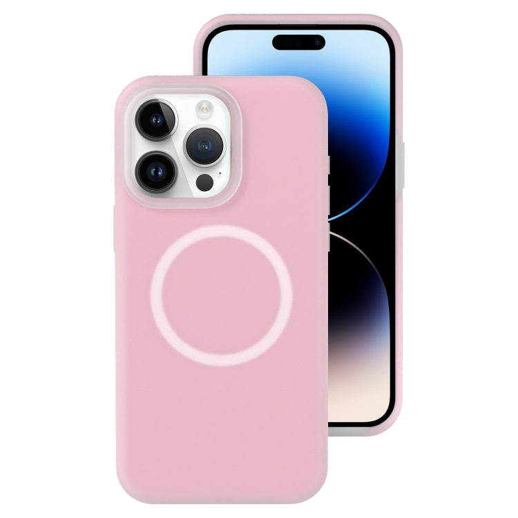 Jelly Liquid Silicone MagSafe Magnetic Phone Case, For iPhone 14, For iPhone 14 Pro
