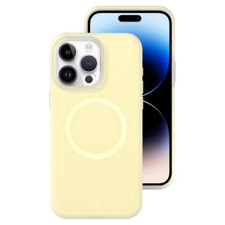 Jelly Liquid Silicone MagSafe Magnetic Phone Case, For iPhone 14 Pro Max, For iPhone 13 Pro Max
