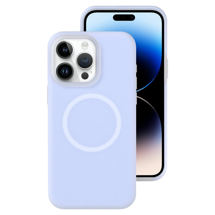 Jelly Liquid Silicone MagSafe Magnetic Phone Case, For iPhone 14 Pro Max, For iPhone 13 Pro Max