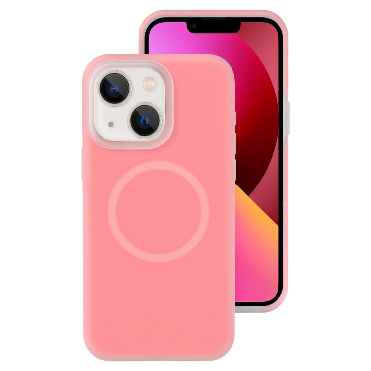 Jelly Liquid Silicone MagSafe Magnetic Phone Case, For iPhone 13 Pro, For iPhone 13