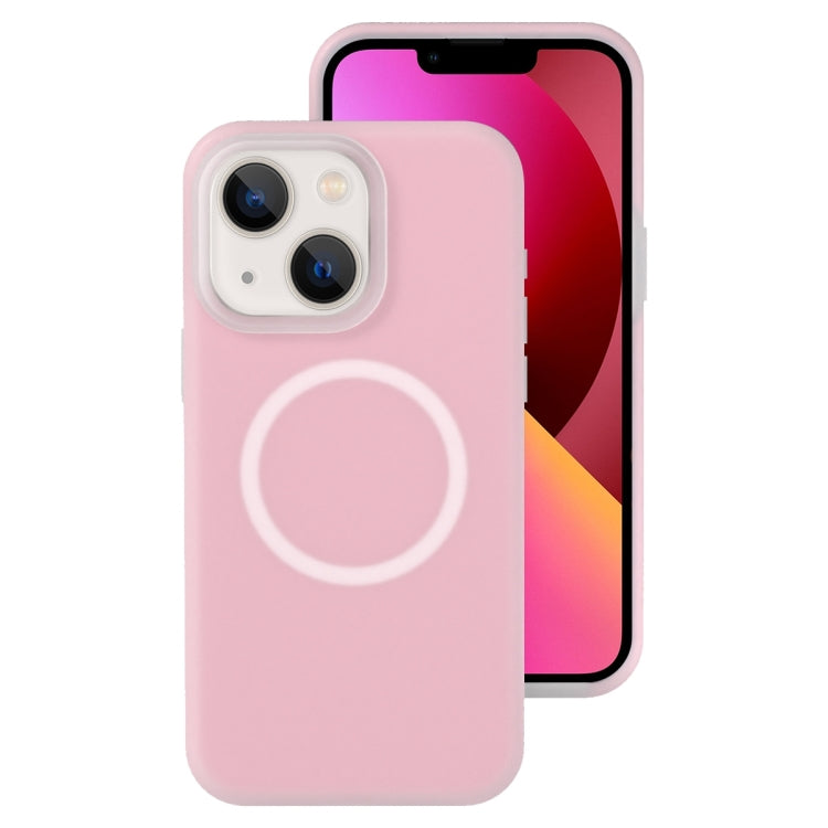 Jelly Liquid Silicone MagSafe Magnetic Phone Case, For iPhone 13 Pro, For iPhone 13