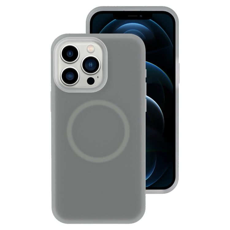 Jelly Liquid Silicone MagSafe Magnetic Phone Case, For iPhone 12, For iPhone 12 Pro Max