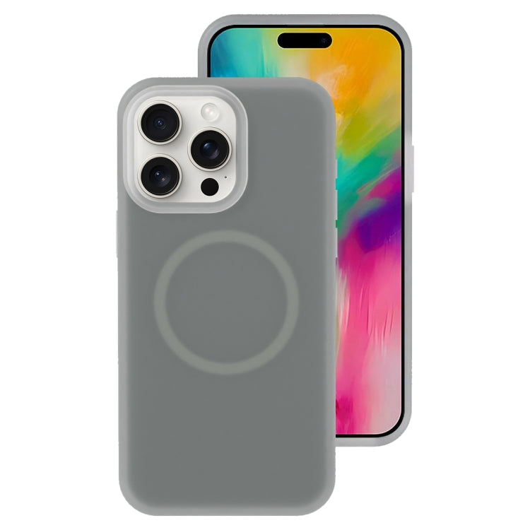 Jelly Liquid Silicone MagSafe Magnetic Phone Case, For iPhone 16e, For iPhone 16 Pro Max