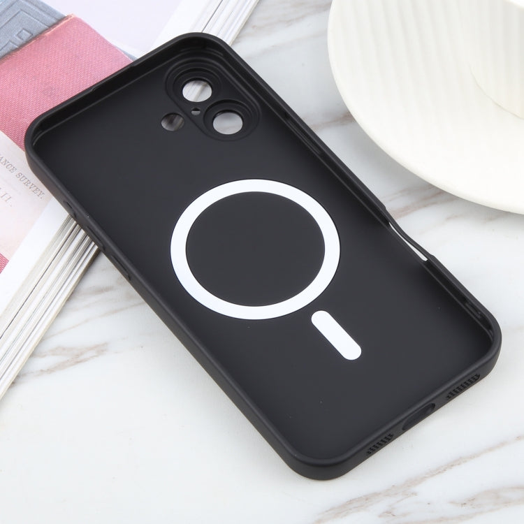 Liquid TPU Silicone Solid Color MagSafe Phone Case, For iPhone 16