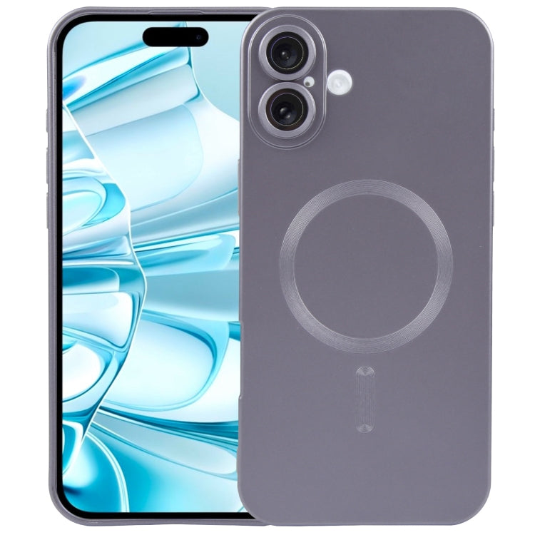 Liquid TPU Silicone Solid Color MagSafe Phone Case, For iPhone 16