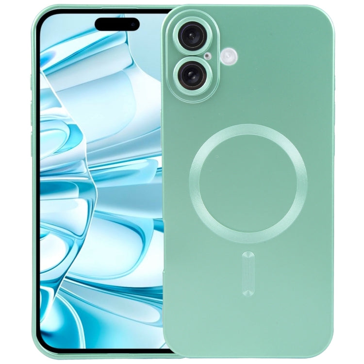 Liquid TPU Silicone Solid Color MagSafe Phone Case, For iPhone 16