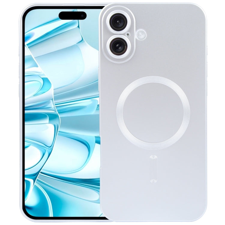Liquid TPU Silicone Solid Color MagSafe Phone Case, For iPhone 16