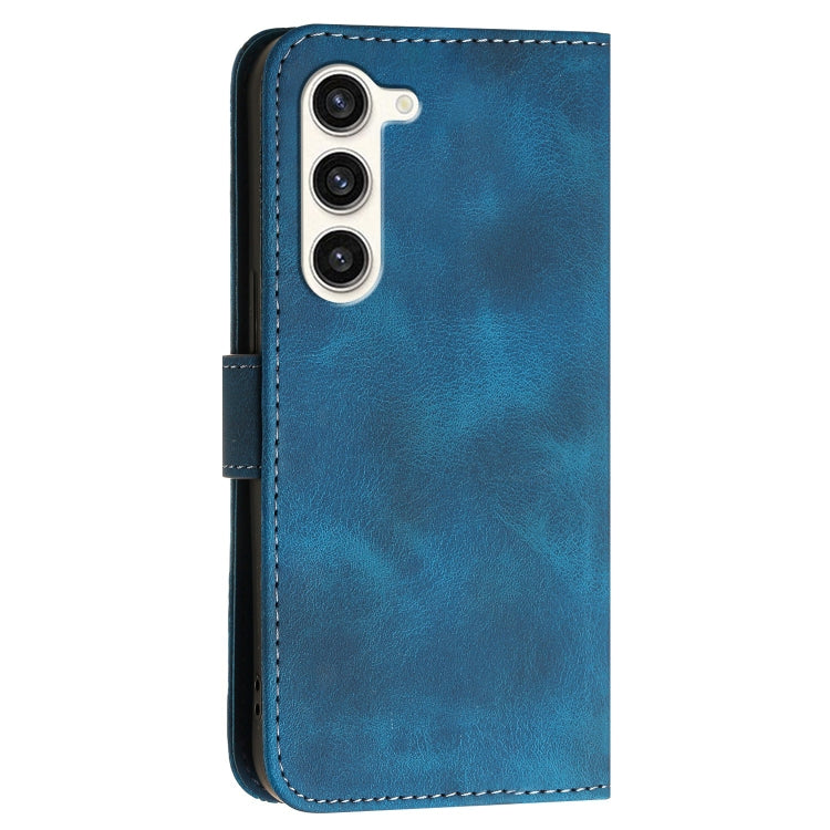 YX0080 Grid Butterfly Embossed Pattern Flip Leather Phone Case with Lanyard, For Samsung Galaxy S23+ 5G, For Samsung Galaxy S23 5G, For Samsung Galaxy M53 5G, For Samsung Galaxy M33 5G Global