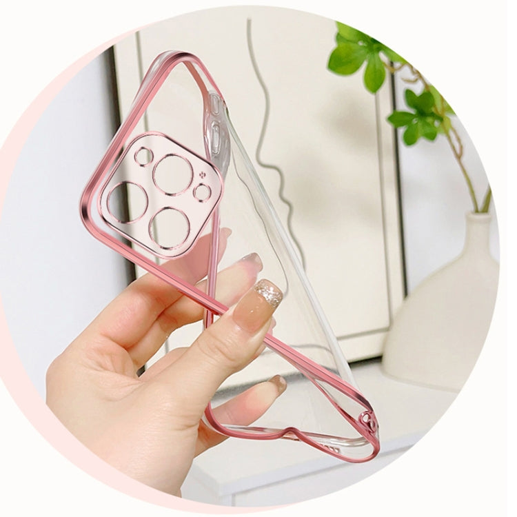 Plated Gradient Glitter Round Holder TPU Phone Case