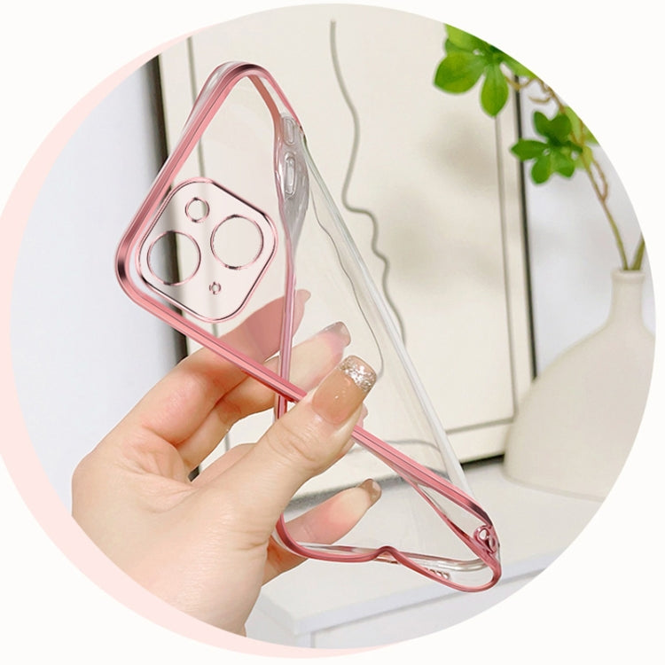 Plated Gradient Glitter Round Holder TPU Phone Case, For iPhone 14 Plus, For iPhone 14, For iPhone 14 Pro, For iPhone 14 Pro Max