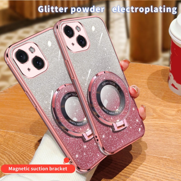 Plated Gradient Glitter Round Holder TPU Phone Case, For iPhone 13 mini, For iPhone 12, For iPhone 12 Pro Max, For iPhone 12 Pro