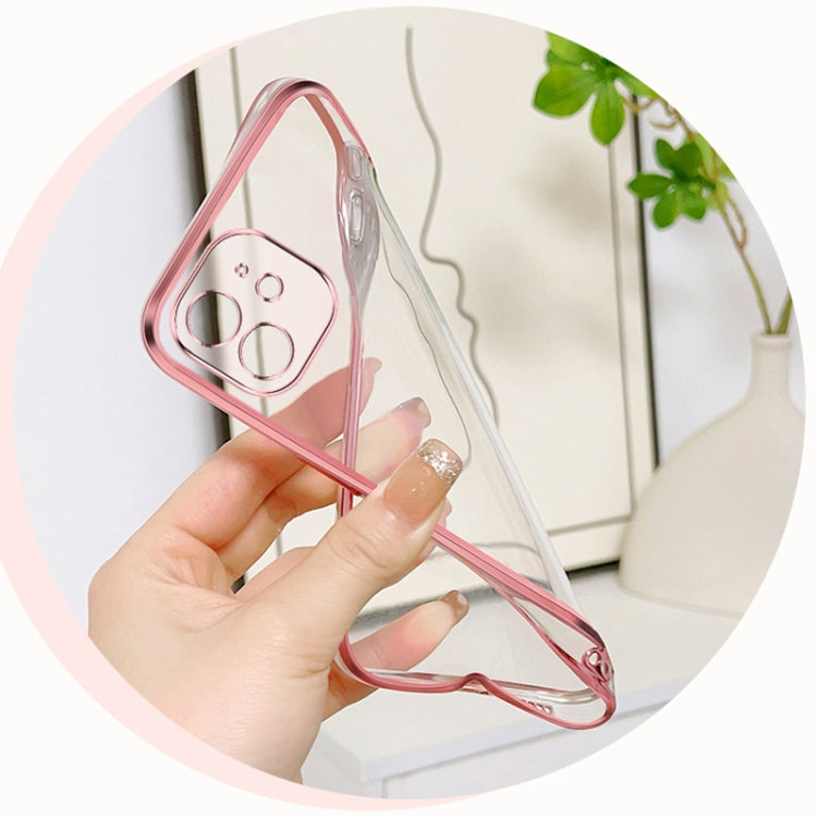 Plated Gradient Glitter Round Holder TPU Phone Case, For iPhone 12 mini, For iPhone 11 Pro Max, For iPhone 11, For iPhone 11 Pro