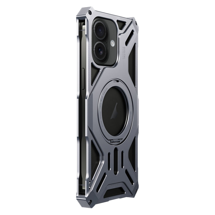 Aluminum Alloy Borderless MagSafe Rotating Holder Phone Case