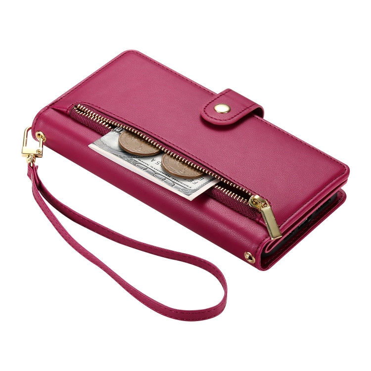 Nine Card-slot Zipper Wallet Bag Leather Phone Case, For iPhone 11 Pro Max, For iPhone 11, For iPhone 11 Pro