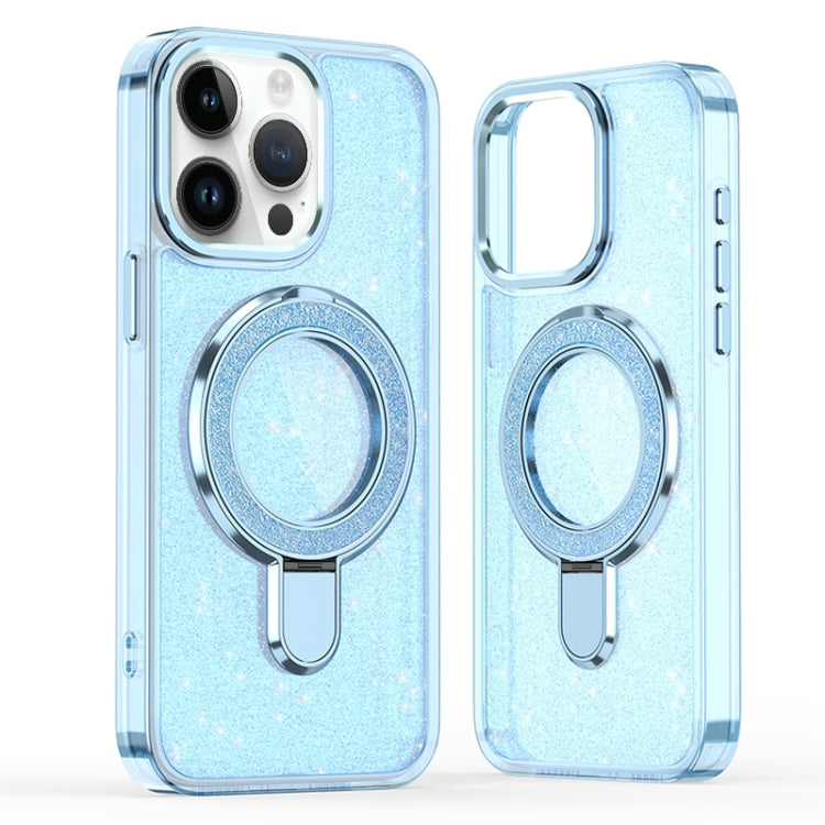 Glitter Ring Holder MagSafe Phone Case, For iPhone 15 Pro Max, For iPhone 15 Pro, For iPhone 15 Plus, For iPhone 15