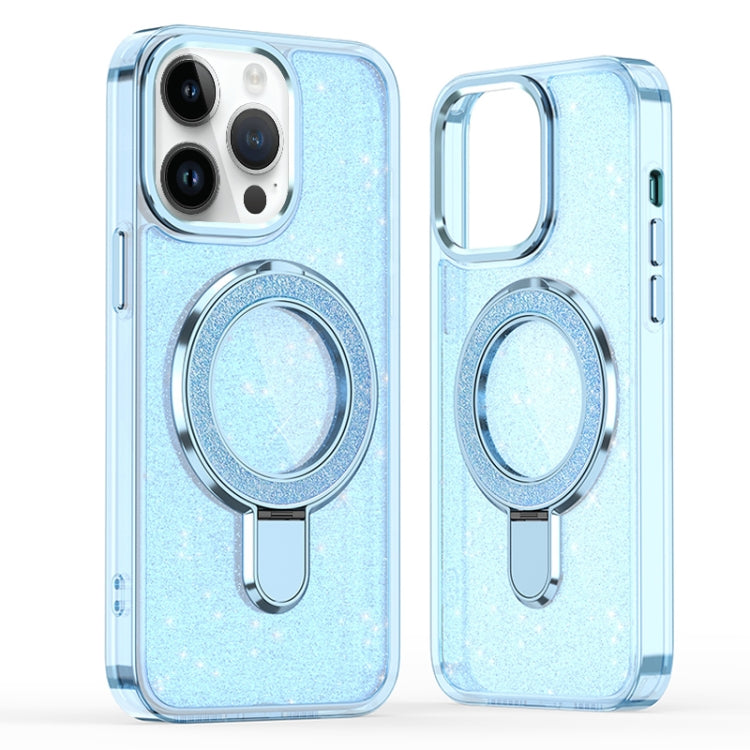 Glitter Ring Holder MagSafe Phone Case, For iPhone 14 Plus, For iPhone 13 / 14, For iPhone 14 Pro, For iPhone 14 Pro Max